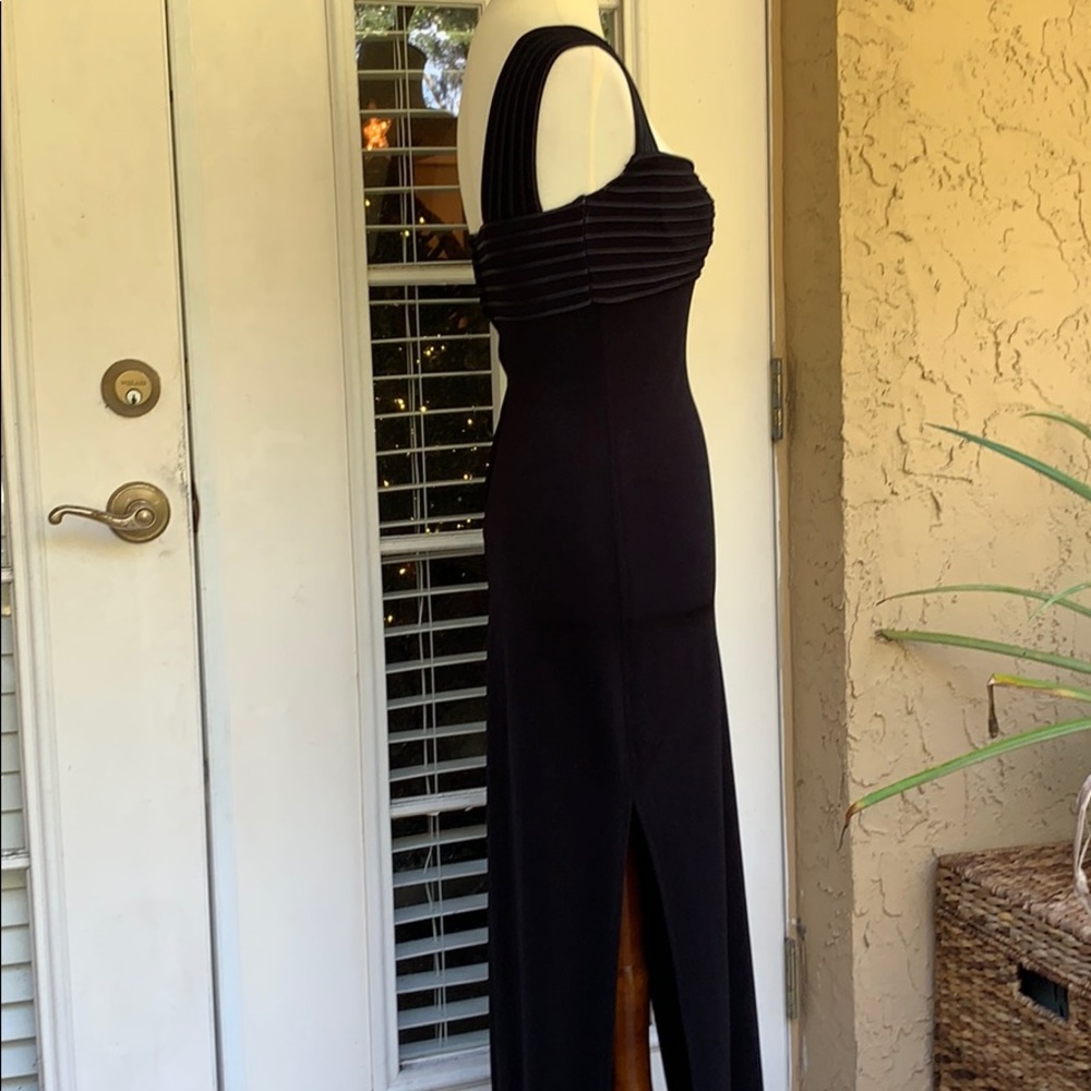 Black Cache Full Length Dress - Picture 8 of 8